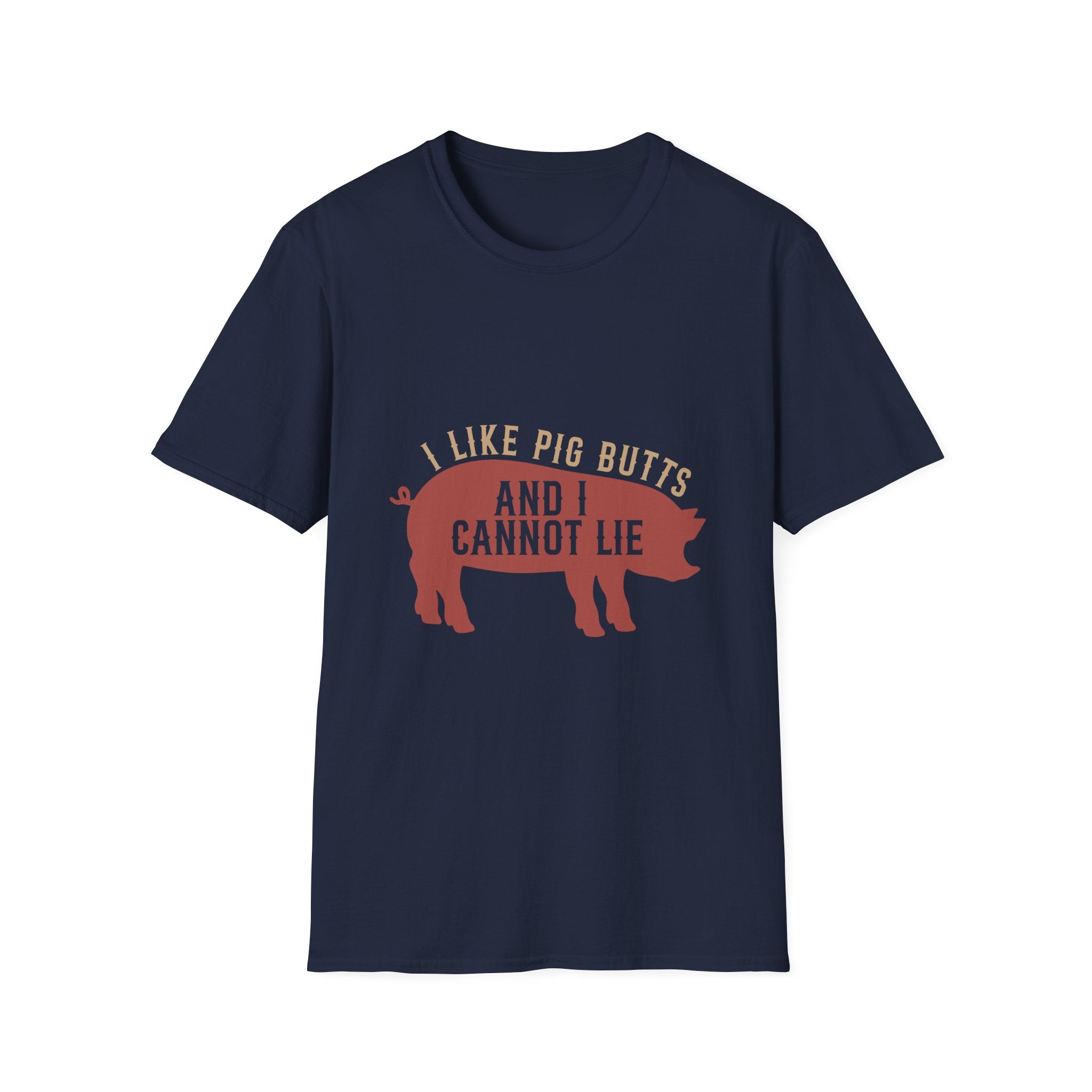 I Like Pig Butts And I Cannot Lie T-Shirt | Pig Silhouette BBQ Farm Tee