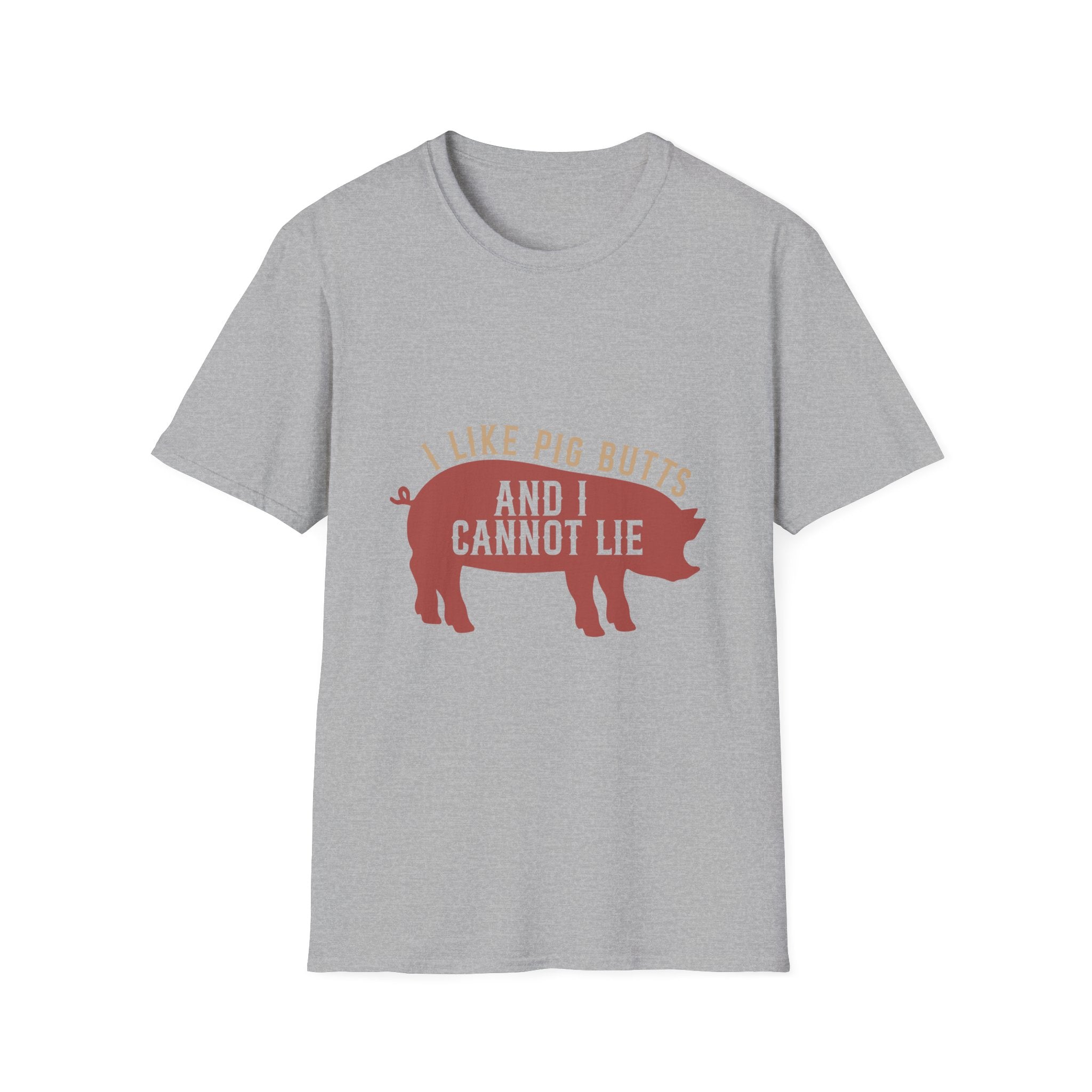 I Like Pig Butts And I Cannot Lie T-Shirt | Pig Silhouette BBQ Farm Tee