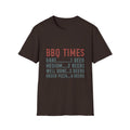 BBQ Times T-Shirt | BBQ Humor Grill Shirt, Beer Cooking Pun Tee