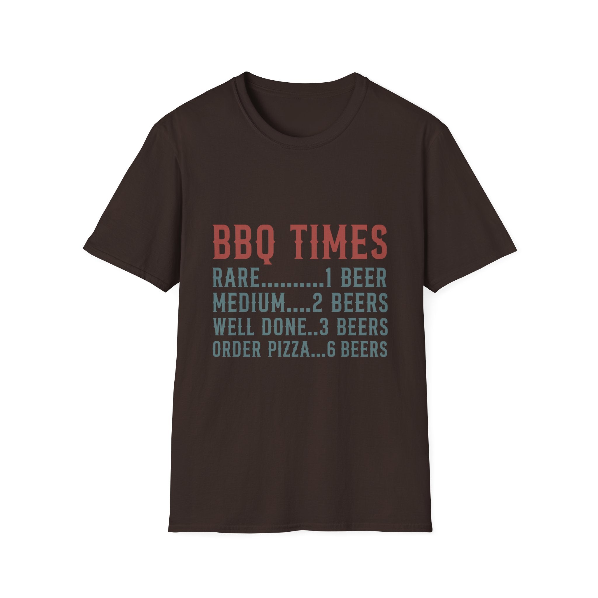 BBQ Times T-Shirt | BBQ Humor Grill Shirt, Beer Cooking Pun Tee