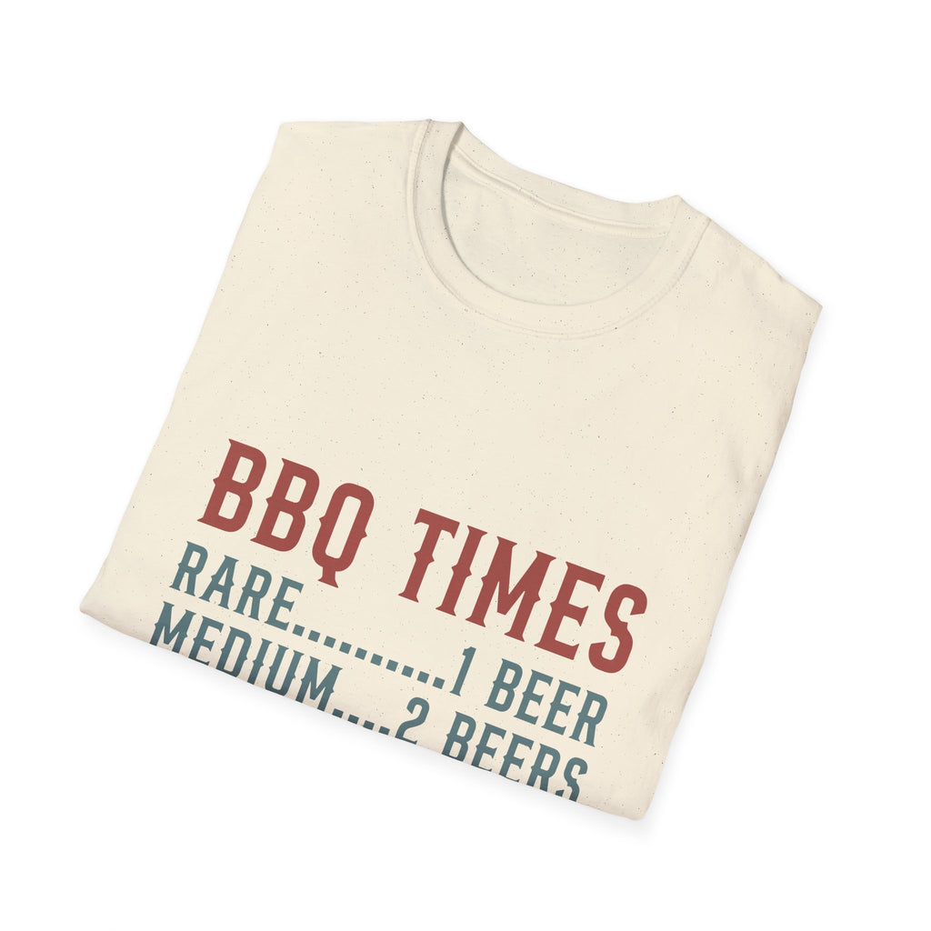 BBQ Times T-Shirt | BBQ Humor Grill Shirt, Beer Cooking Pun Tee