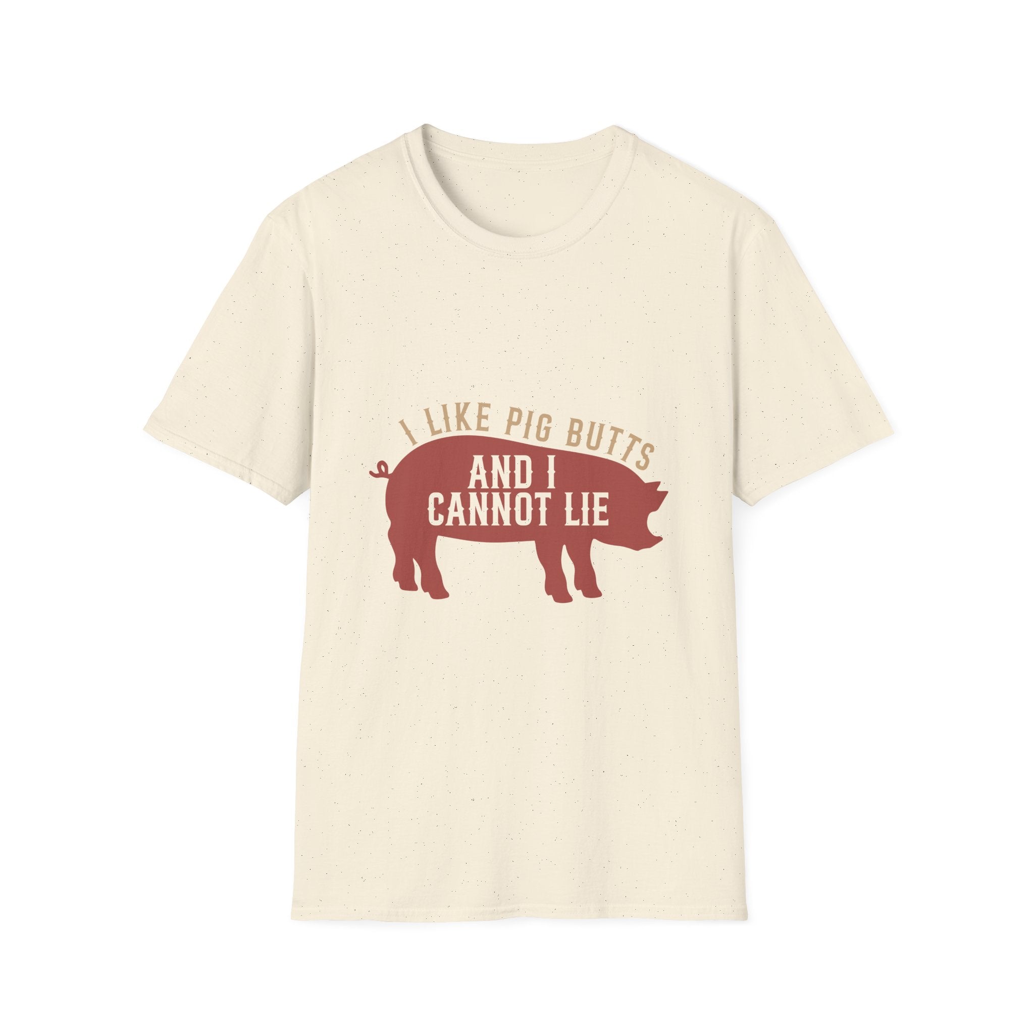 I Like Pig Butts And I Cannot Lie T-Shirt | Pig Silhouette BBQ Farm Tee