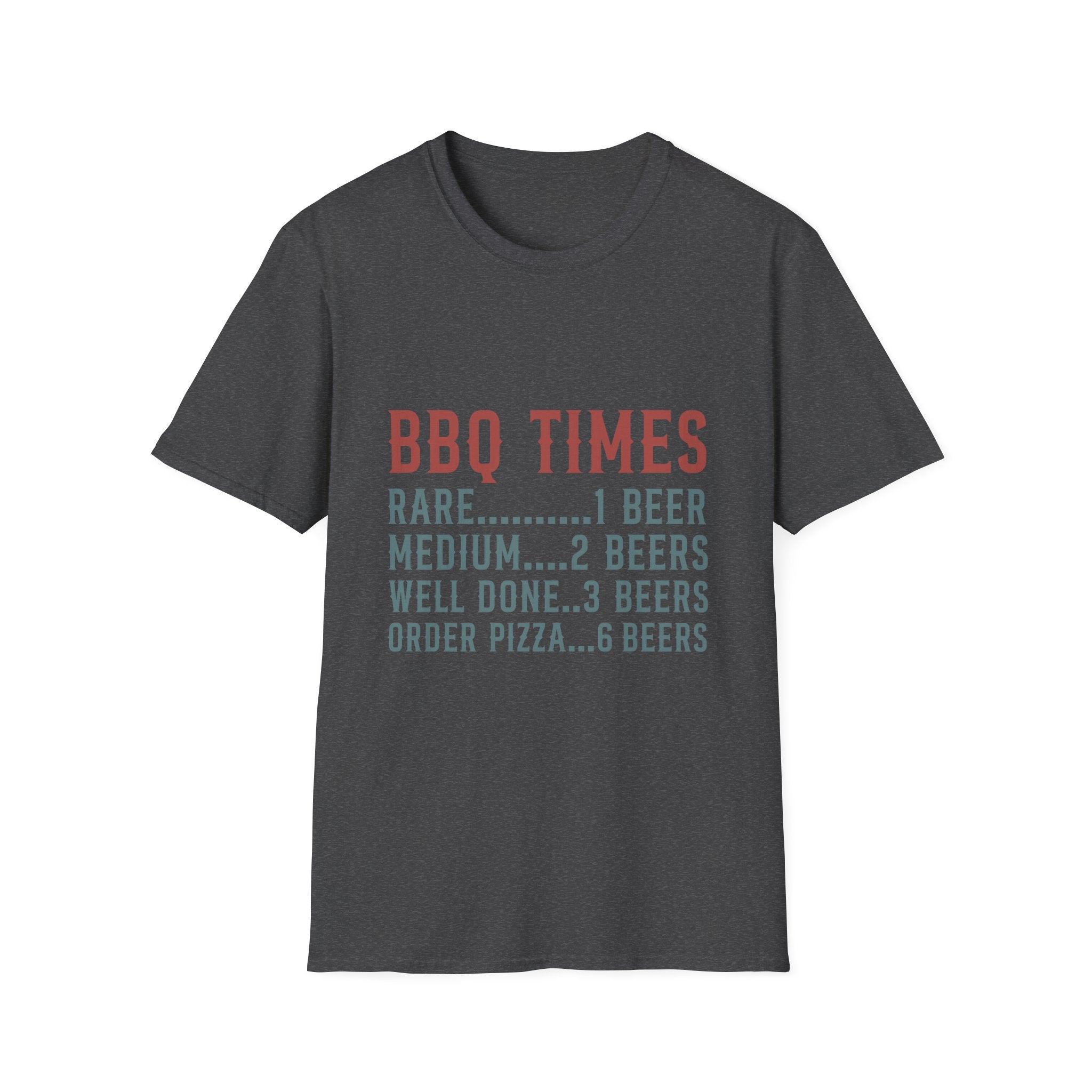 BBQ Times T-Shirt | BBQ Humor Grill Shirt, Beer Cooking Pun Tee