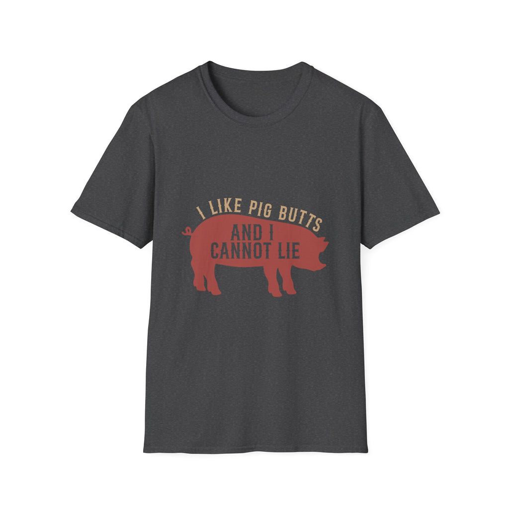 I Like Pig Butts And I Cannot Lie T-Shirt | Pig Silhouette BBQ Farm Tee