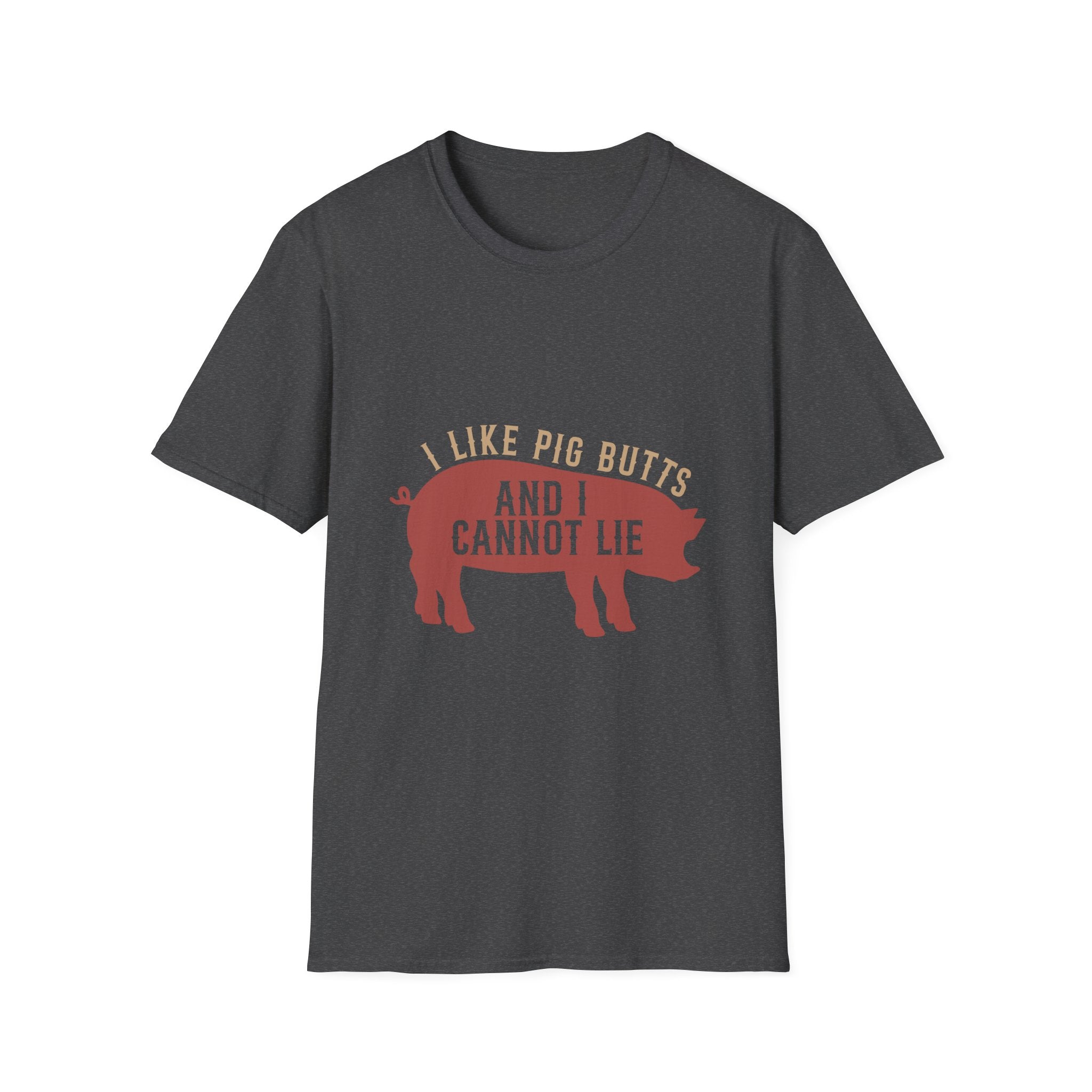 I Like Pig Butts And I Cannot Lie T-Shirt | Pig Silhouette BBQ Farm Tee