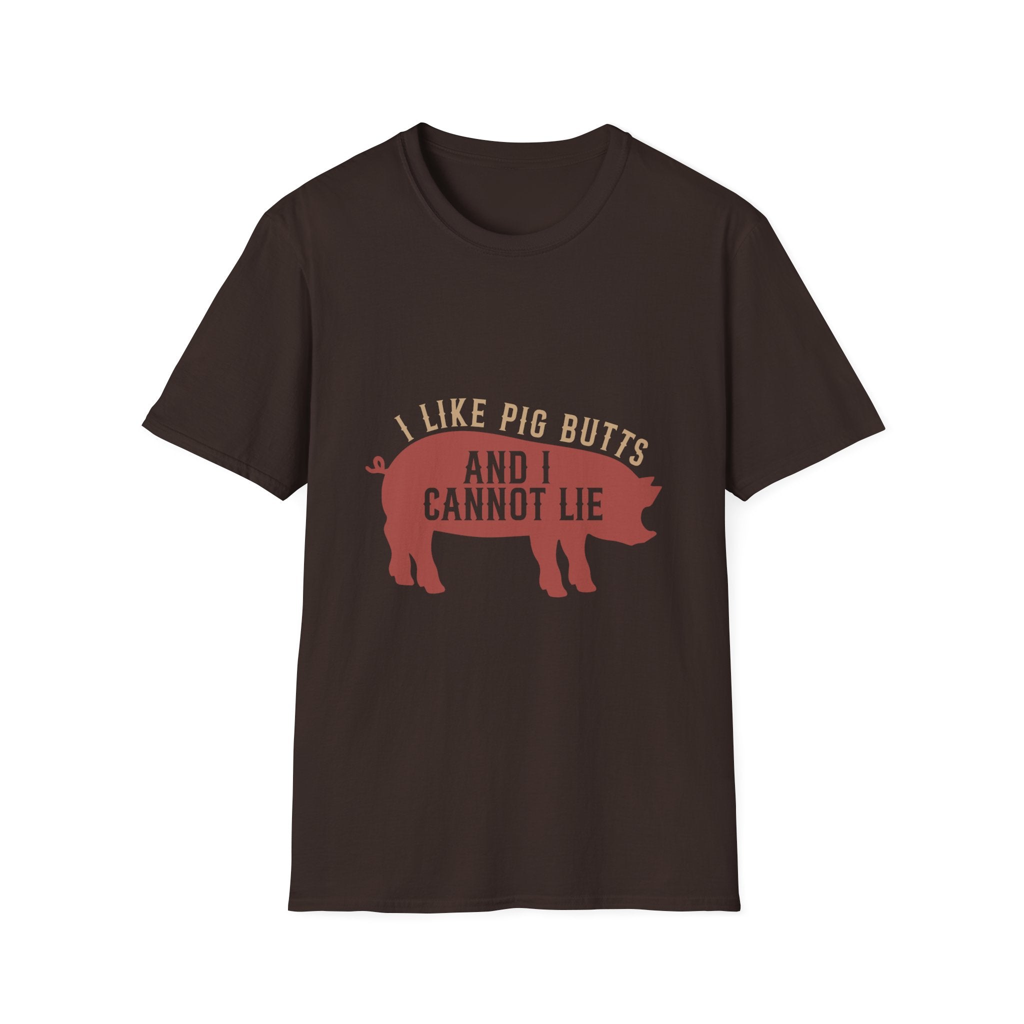 I Like Pig Butts And I Cannot Lie T-Shirt | Pig Silhouette BBQ Farm Tee