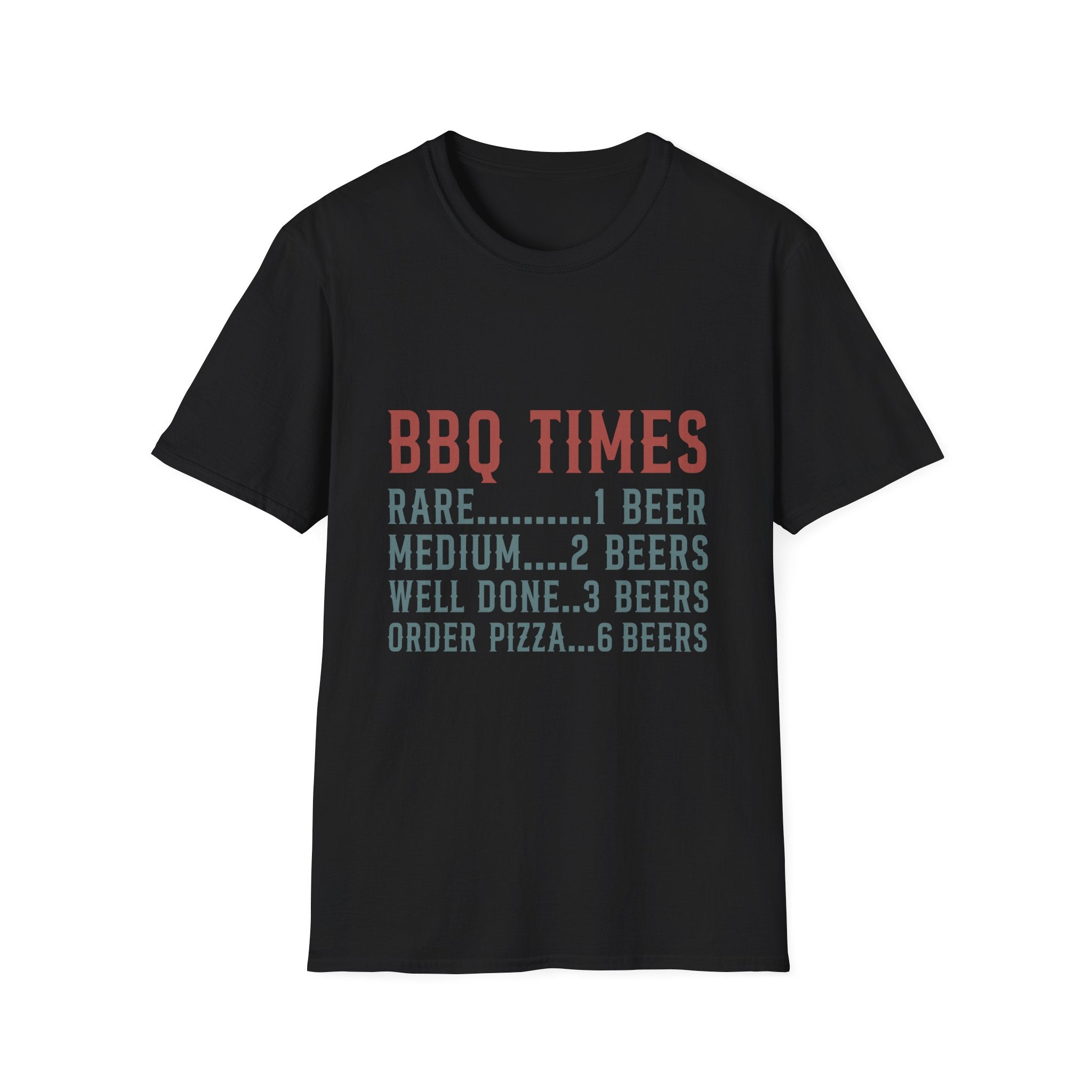 BBQ Times T-Shirt | BBQ Humor Grill Shirt, Beer Cooking Pun Tee