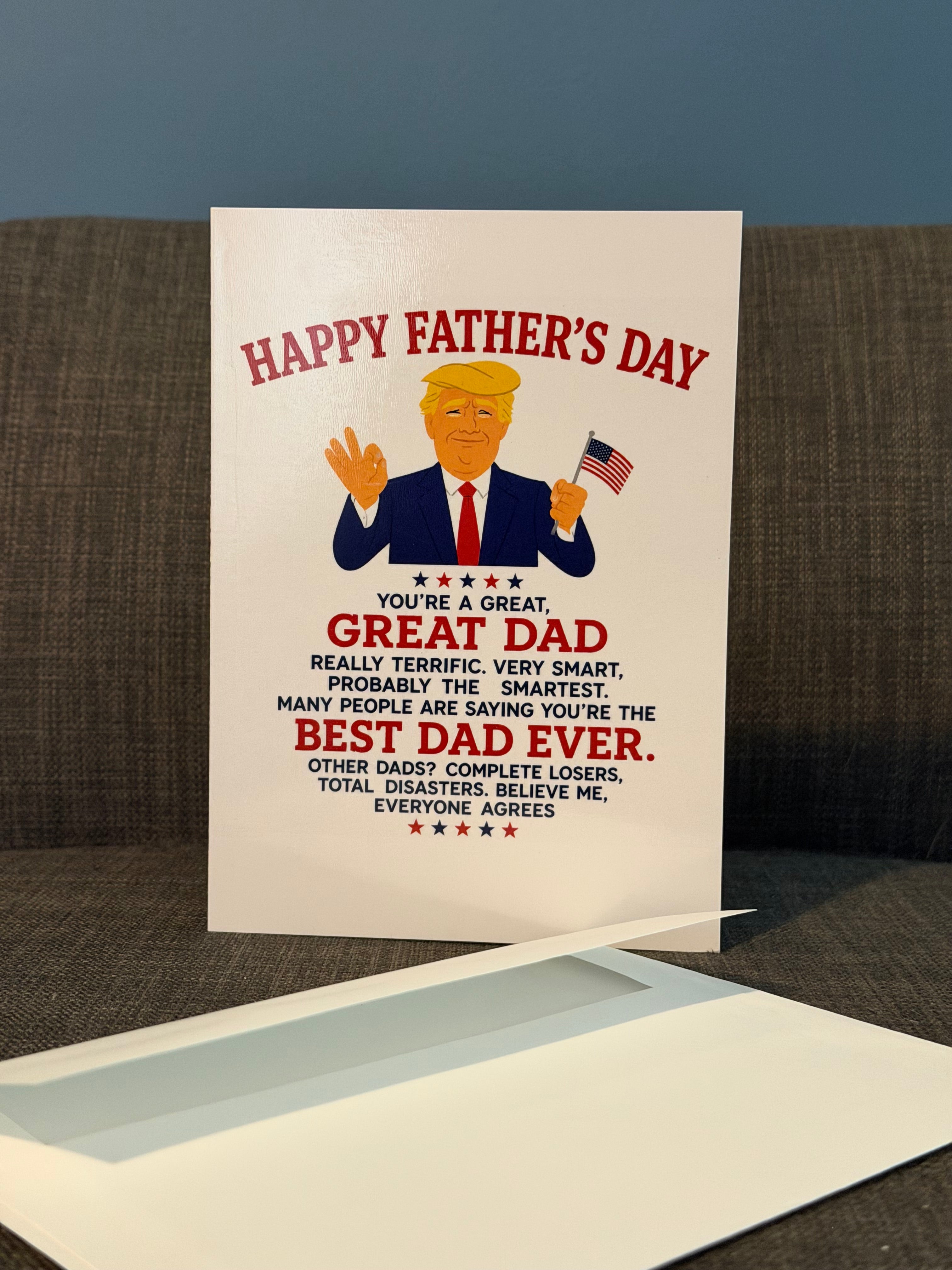 President Trump Father's Day Card