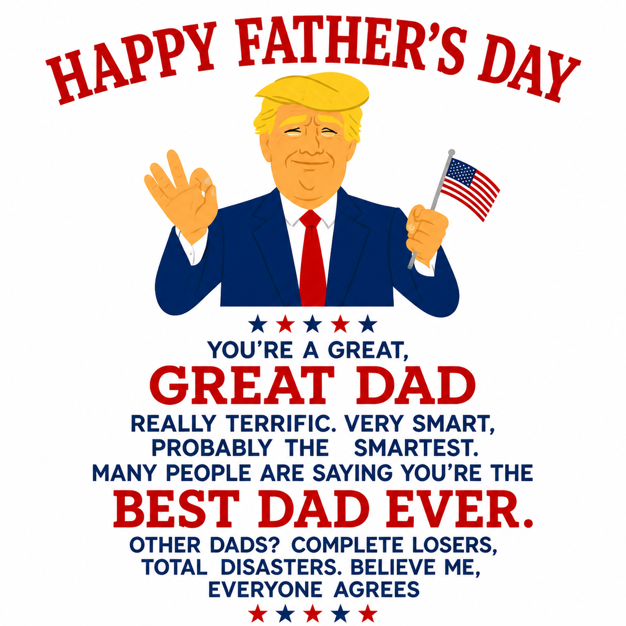 President Trump Father's Day Card